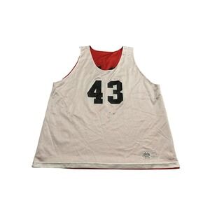 Smash Athletics Basketball Jersey Mens XL‎ White Red Good Reversible Mesh 43